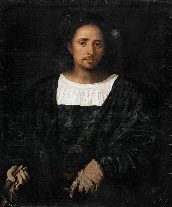 Man with glove, Titian (Tiziano Vecellio)