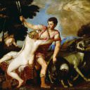 Венера и Адонис, Тициан (Тициано Вечеллио)