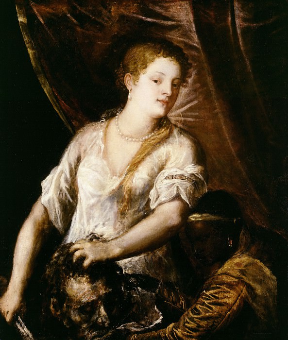 Judith with the Head of Holofernes, Titian (Tiziano Vecellio)