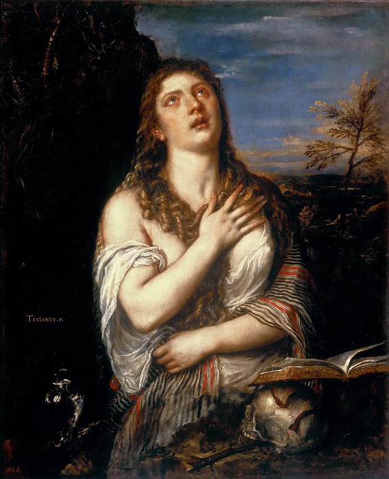 Repentant Mary Magdalene, Titian (Tiziano Vecellio)