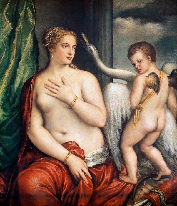 Leda and the Swan, Titian (Tiziano Vecellio)