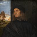 Portrait of the Venetian Painter Giovanni Bellini, Titian (Tiziano Vecellio)