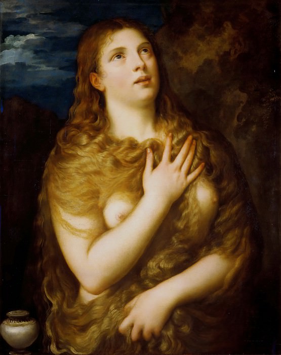 Mary Magdalene in Penitence, Titian (Tiziano Vecellio)
