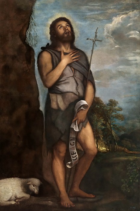 Saint John the Baptist, Titian (Tiziano Vecellio)