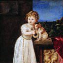Clarissa Strozzi at age 2 years, Titian (Tiziano Vecellio)