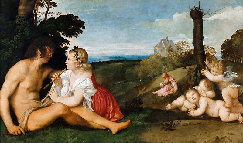 Allegory of the three ages of man, Titian (Tiziano Vecellio)