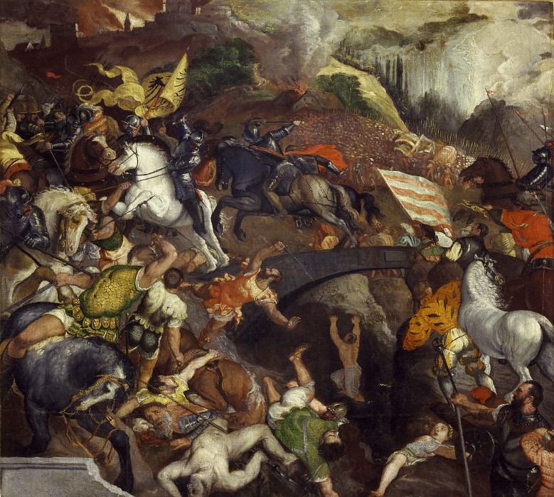 Battle of Cadore , Titian (Tiziano Vecellio)
