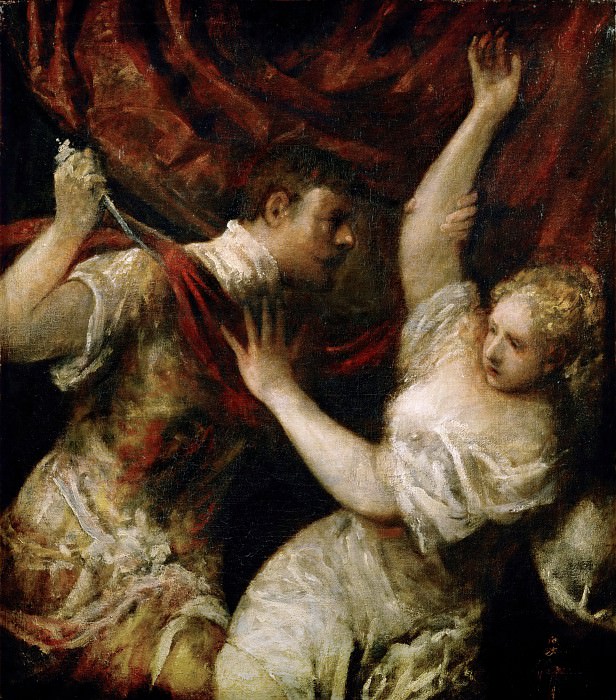 Tarquinius and Lucretia, Titian (Tiziano Vecellio)