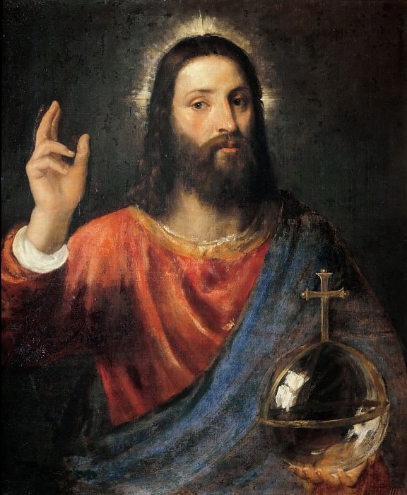 Christ Blessing, Titian (Tiziano Vecellio)