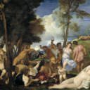 La bacanal de los andrios, Titian (Tiziano Vecellio)
