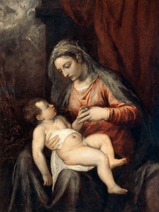 Mary with the Child, Titian (Tiziano Vecellio)