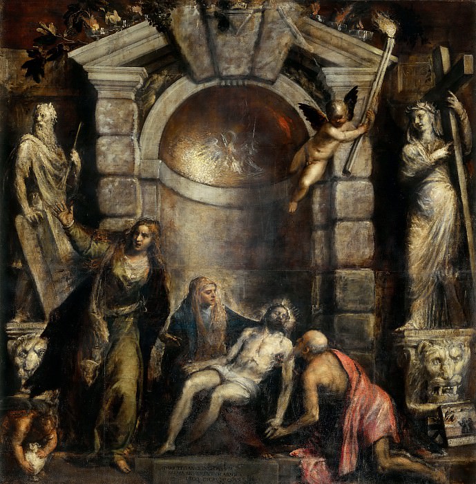 Pieta ), Titian (Tiziano Vecellio)