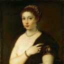 Young Woman with Fur, Titian (Tiziano Vecellio)