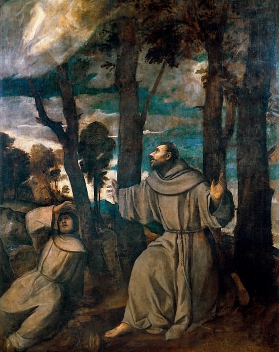 Святой Франциск, получающий стигматы, Тициан (Тициано Вечеллио)