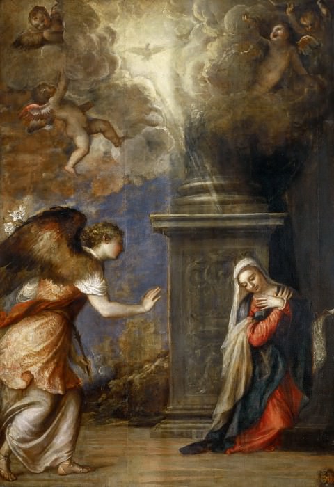 Annunciation, Titian (Tiziano Vecellio)