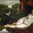 Venus recreándose en la Música, Titian (Tiziano Vecellio)