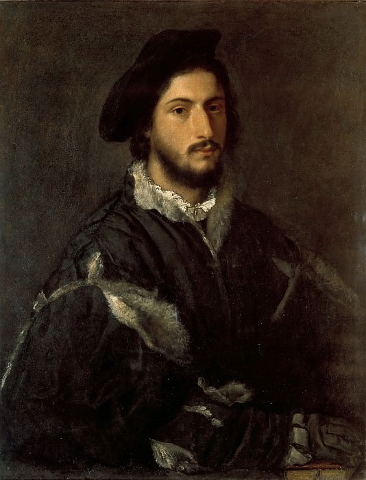 Portrait of a Gentleman , Titian (Tiziano Vecellio)