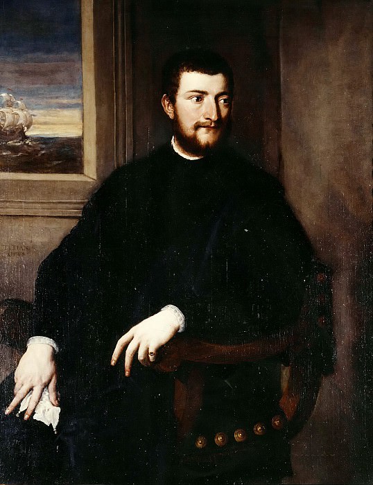 Portrait of a gentleman, Titian (Tiziano Vecellio)