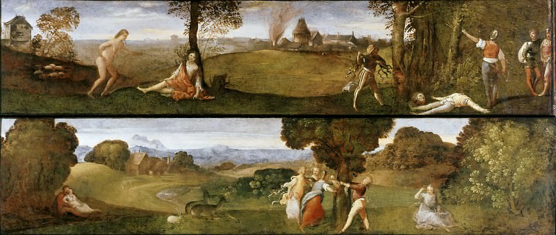 Death of Polydorus and Birth of Adonis , Titian (Tiziano Vecellio)