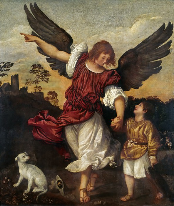Tobias and the Angel, Titian (Tiziano Vecellio)