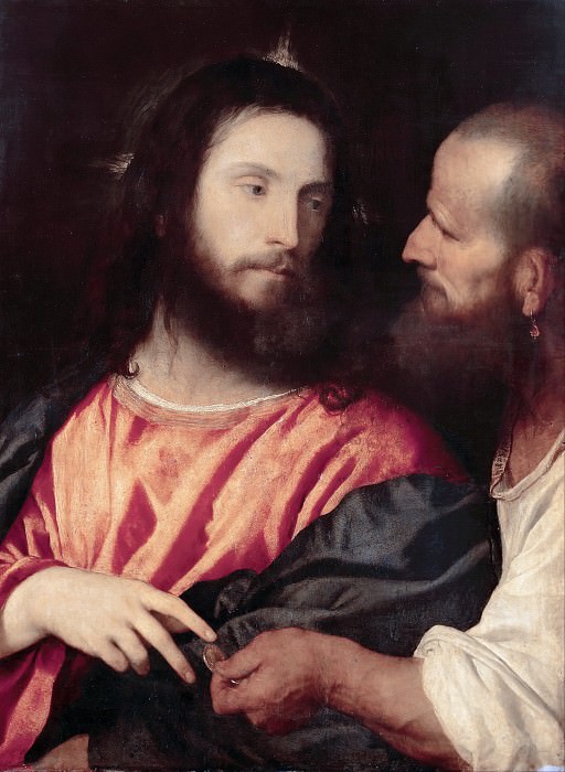 The Tribute Money, Titian (Tiziano Vecellio)