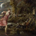 The Death of Actaeon, Titian (Tiziano Vecellio)