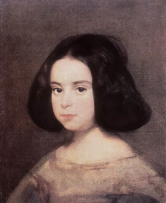 Portrait of a Young Girl, Diego Rodriguez De Silva y Velazquez