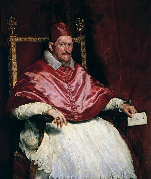 Portrait of Pope Innocent X, Diego Rodriguez De Silva y Velazquez