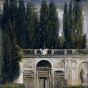 Vista del jardín de la Villa Medici en Roma, Diego Rodriguez De Silva y Velazquez