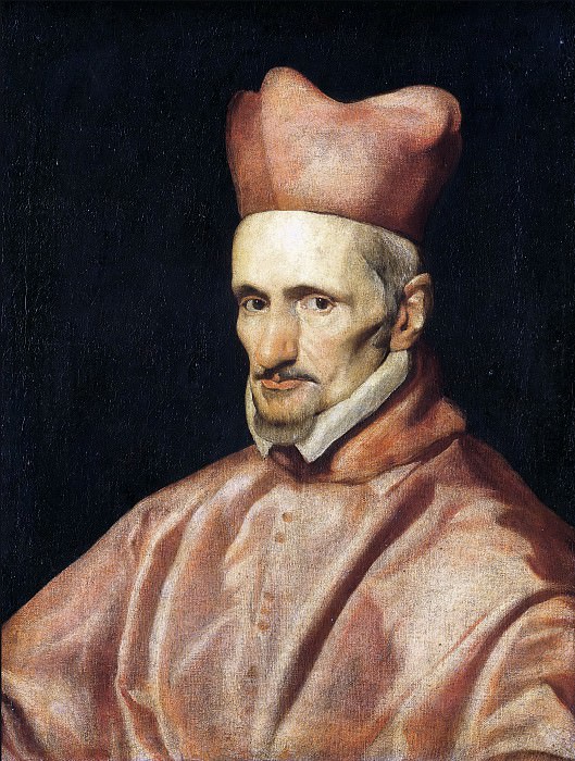 Portrait of the Cardinal Gaspar de Borja y Velasco [workshop], Diego Rodriguez De Silva y Velazquez
