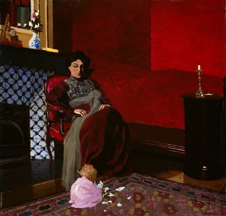 Madame Vallotton and her Niece, Germaine Aghion
