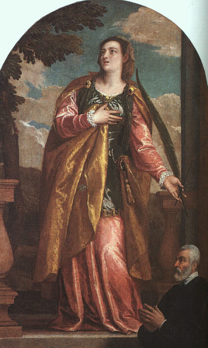 St. Lucy and a Donor, Veronese (Paolo Cagliari)