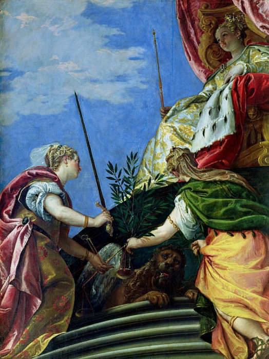 Venice enthroned between Justice and Peace, Veronese (Paolo Cagliari)