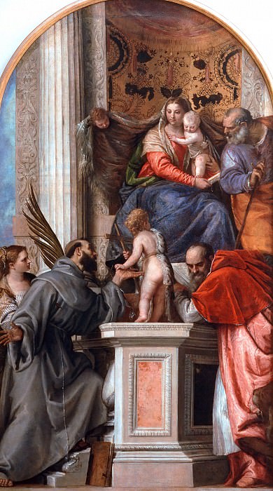 Мадонна на троне со святыми, Веронезе (Паоло Кальяри)