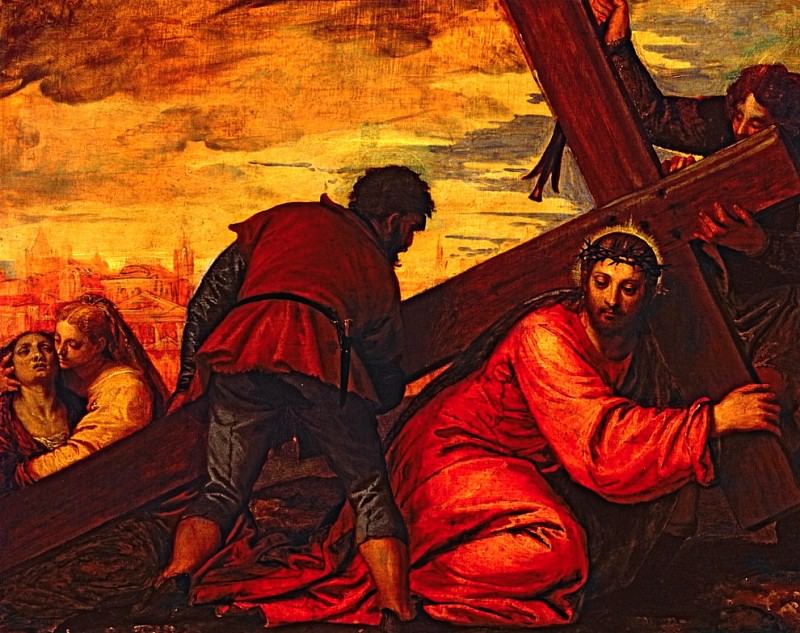 Христос тонет под тяжестью креста, Веронезе (Паоло Кальяри)