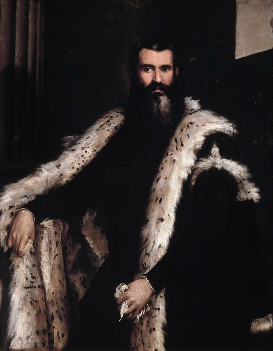 Portrait of a Man in a Fur Coat, Veronese (Paolo Cagliari)