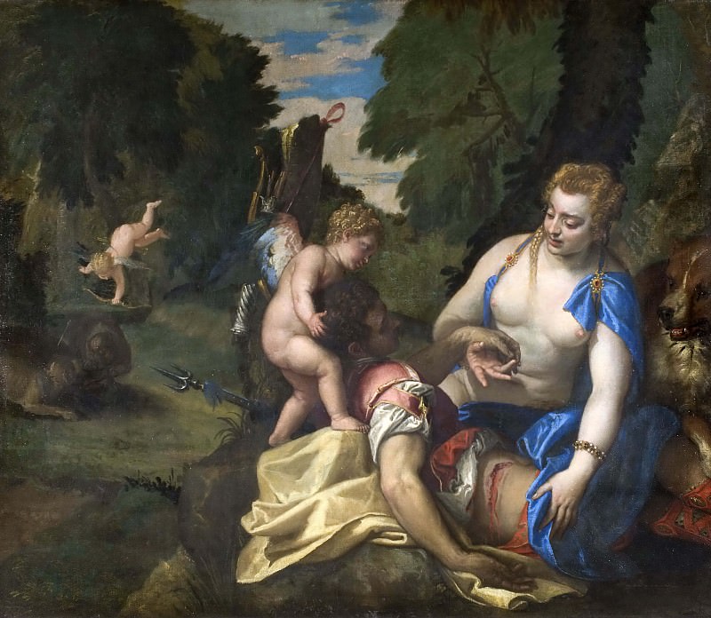 Венера в трауре по Адонису