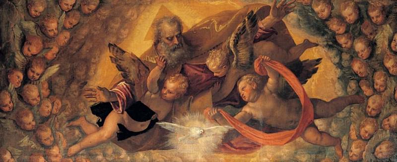 Бог Отец в окружении ангелов, Веронезе (Паоло Кальяри)