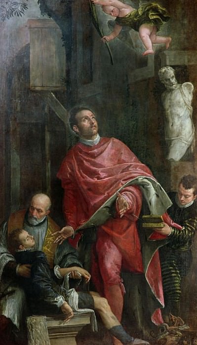 Святой Панталеоне лечит ребенка, Веронезе (Паоло Кальяри)
