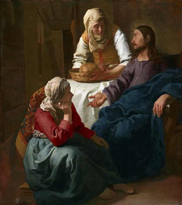 Christ in the house of Martha and Maria