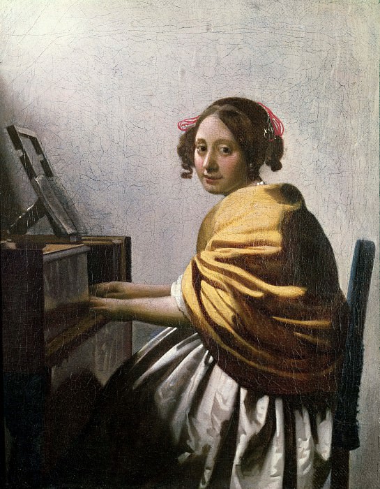 Young Woman at a Virginal, Johannes Vermeer