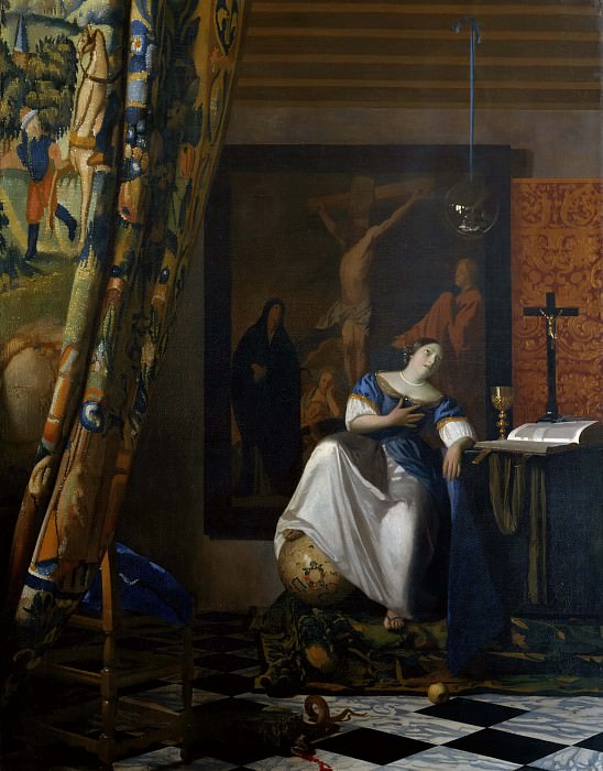 The allegory of faith, Johannes Vermeer