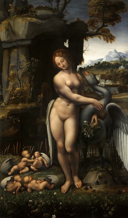 Leda and the Swan , Leonardo da Vinci