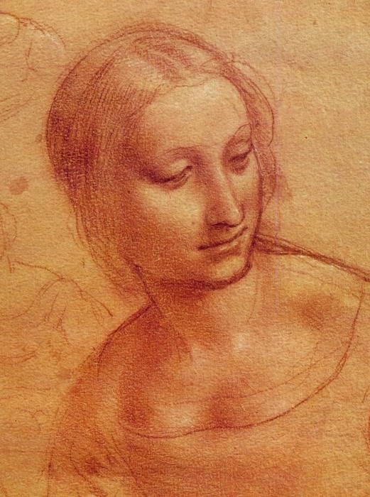 Head of a Woman, Leonardo da Vinci