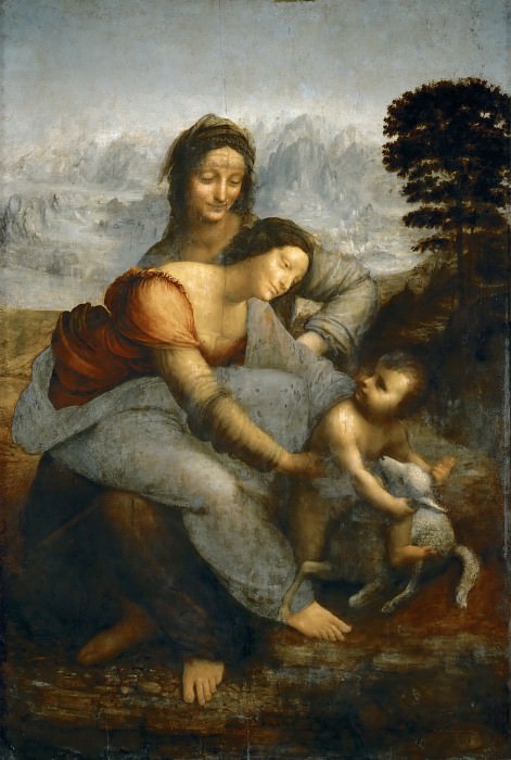 Мадонна с Младенцем и святой Анной, Леонардо да Винчи