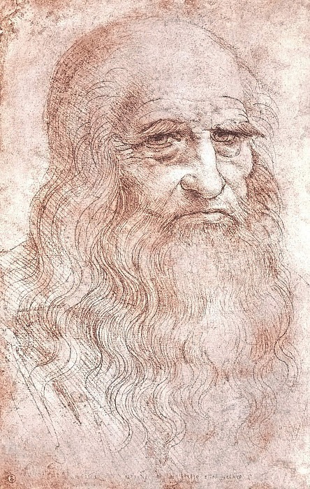 Портрет бородатого мужчины, Леонардо да Винчи