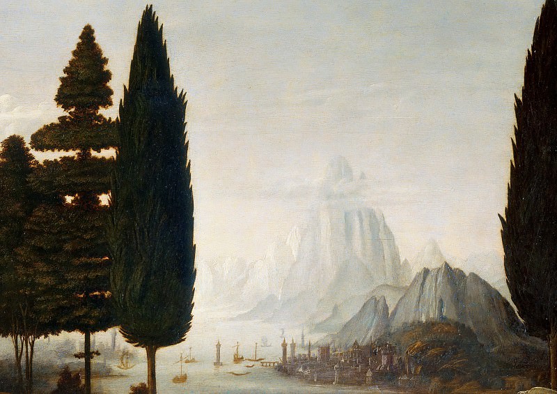 Благовещение – пейзаж , Леонардо да Винчи