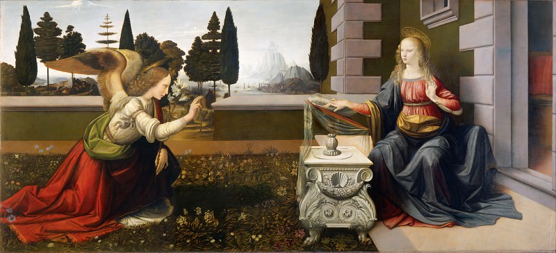 Annunciation, Leonardo da Vinci