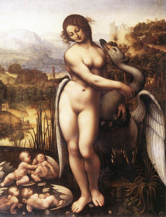 Leda and the Swan , Leonardo da Vinci