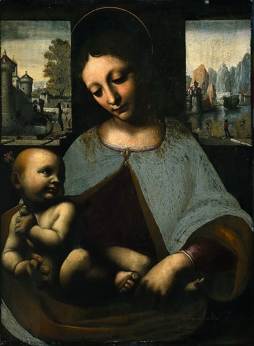 Мадонна с Младенцем , Леонардо да Винчи